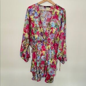 Zara Floral Mini Dress - Multicolor